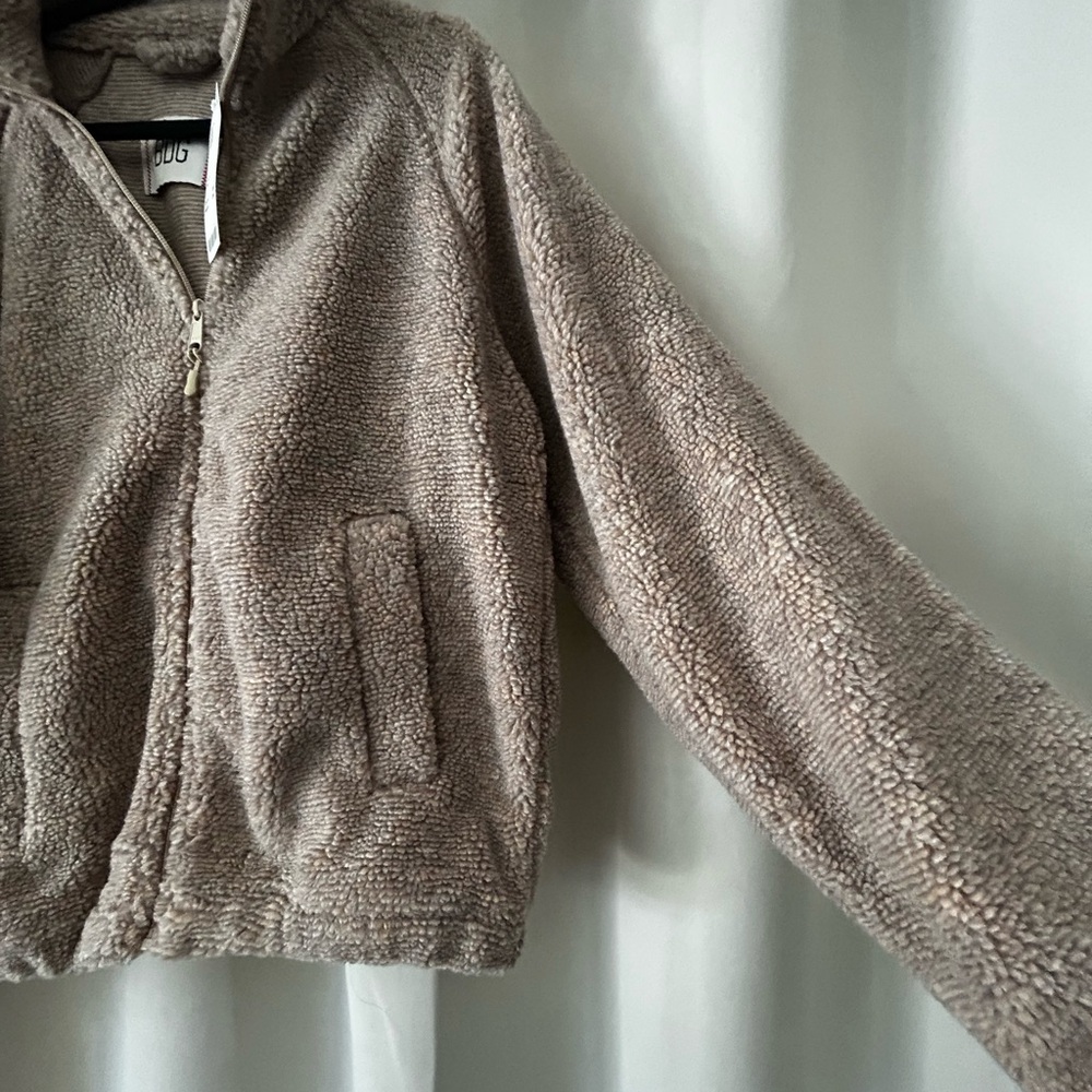 BDG Tan Sherpa Jacket - Picture 3 of 5